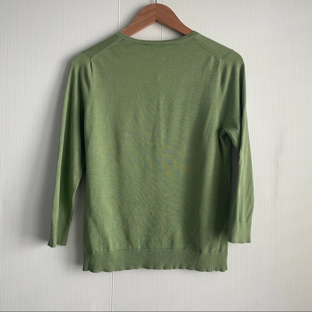 Pendleton Silk Cardigan Button Down Front - image 4